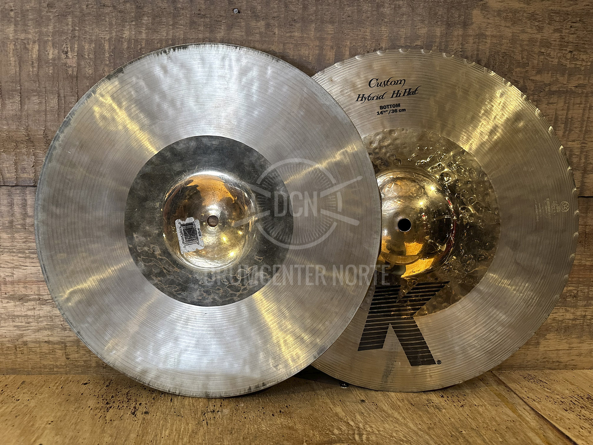 ZILDJIAN K CUSTOM HYBRID HI HATS 14" - Imagen 3