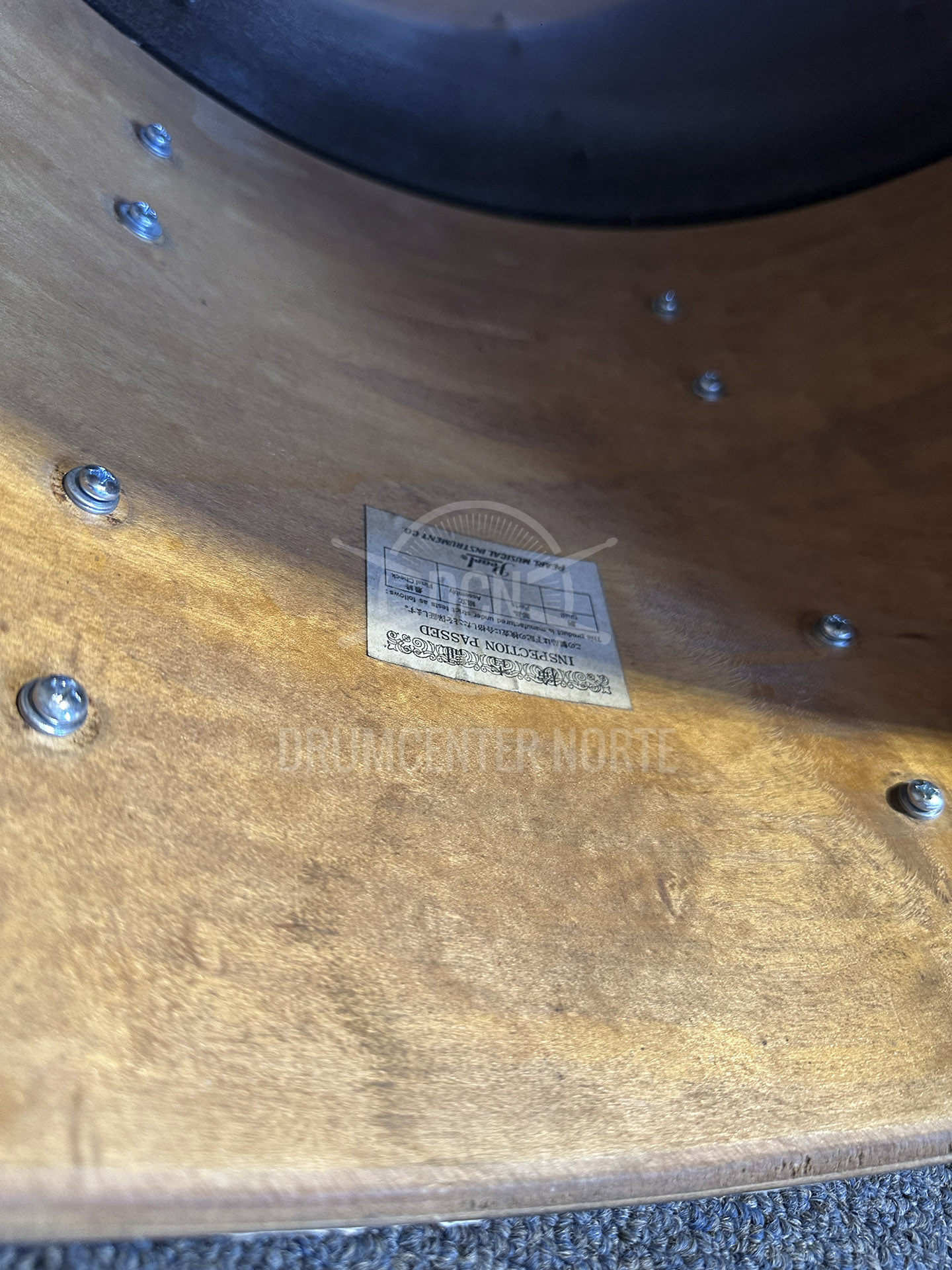 PEARL MAPLE SHELL BOMBO 24'x14' 70s - Imagen 4
